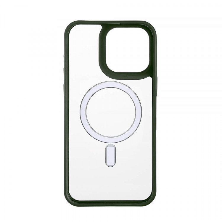 Onsala Mobilcover Bumper MagSeries Green & Clear - iPhone 15 Pro Max