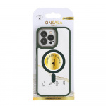 Onsala Mobilcover Bumper MagSeries Green & Clear - iPhone 15 Pro Max
