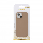 Onsala Mobilcover Ultra Slim Sand Burst Beige - iPhone 15