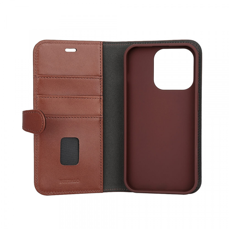 Buffalo Wallet 2-i-1 3 Kort MagSeries Brun - iPhone 15 Pro Buffalo Wallet 2-i-1 3 Kort MagSeries Brun - iPhone 15 Pro