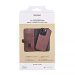 Buffalo Wallet 2-i-1 3 Kort MagSeries Brun - iPhone 15 Pro Buffalo Wallet 2-i-1 3 Kort MagSeries Brun - iPhone 15 Pro