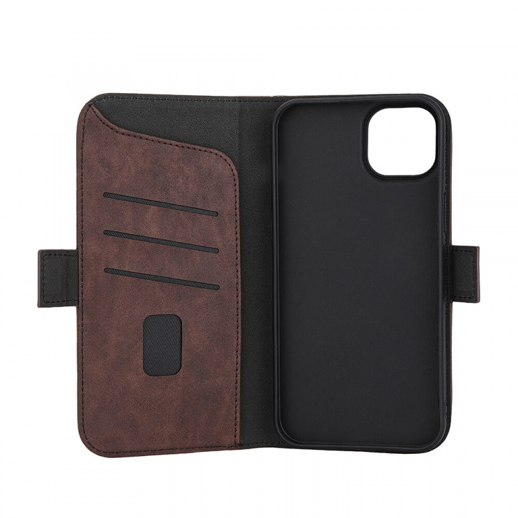 Gear Wallet Case 3 kortrum Magseries Brun - iPhone 15 Plus