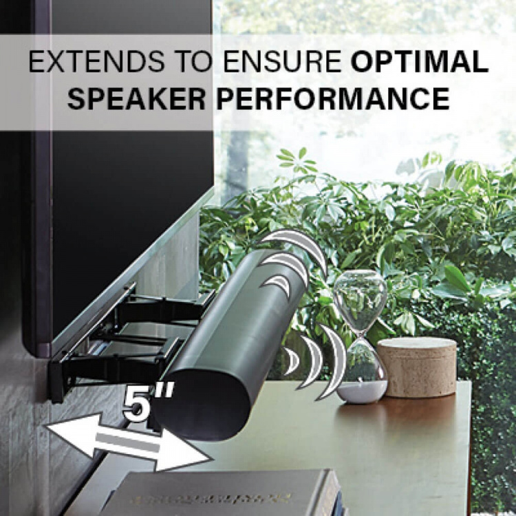 SANUS Vægbeslag til Sonos Arc Soundbar Sort SANUS Vægbeslag til Sonos Arc Soundbar Sort