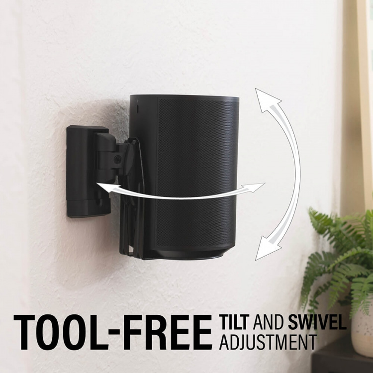 SANUS Wall Mount for Sonos ERA100 Single Black