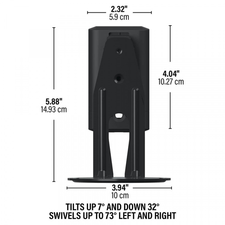 SANUS Wall Mount for Sonos ERA100 Pair Black