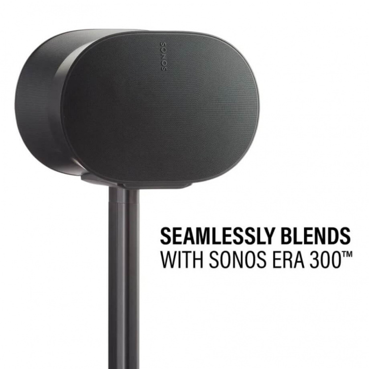 SANUS Gulvstander til Sonos ERA 300 Par Sort SANUS Gulvstander til Sonos ERA 300 Par Sort