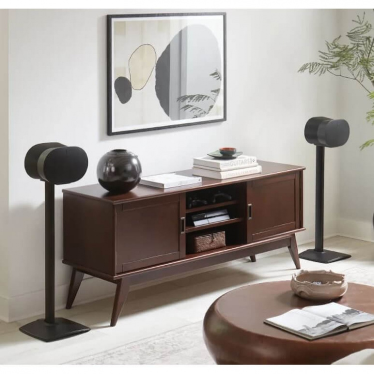 SANUS Gulvstander til Sonos ERA 300 Par Sort SANUS Gulvstander til Sonos ERA 300 Par Sort