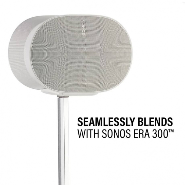 SANUS Gulvstander Justerbar for Sonos ERA 300 Single Hvid SANUS Gulvstander Justerbar for Sonos ERA 300 Single Hvid