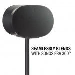 SANUS Gulvstander Justerbar for Sonos ERA 300 Single Sort