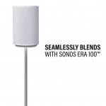 SANUS Gulvstander Justerbar til Sonos ERA 100 Single Hvid SANUS Gulvstander Justerbar til Sonos ERA 100 Single Hvid