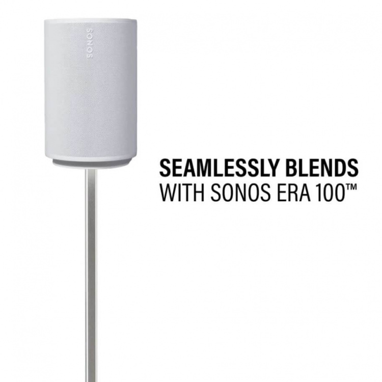 SANUS Gulvstander Justerbar til Sonos ERA 100 Par Hvid SANUS Gulvstander Justerbar til Sonos ERA 100 Par Hvid