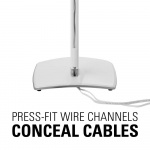 SANUS Gulvstander Justerbart One SL Play:1 Play:3 Par Hvid