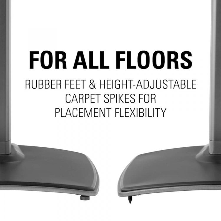 SANUS Gulvstander Justerbart One SL Play:1 Play:3 Par Sort