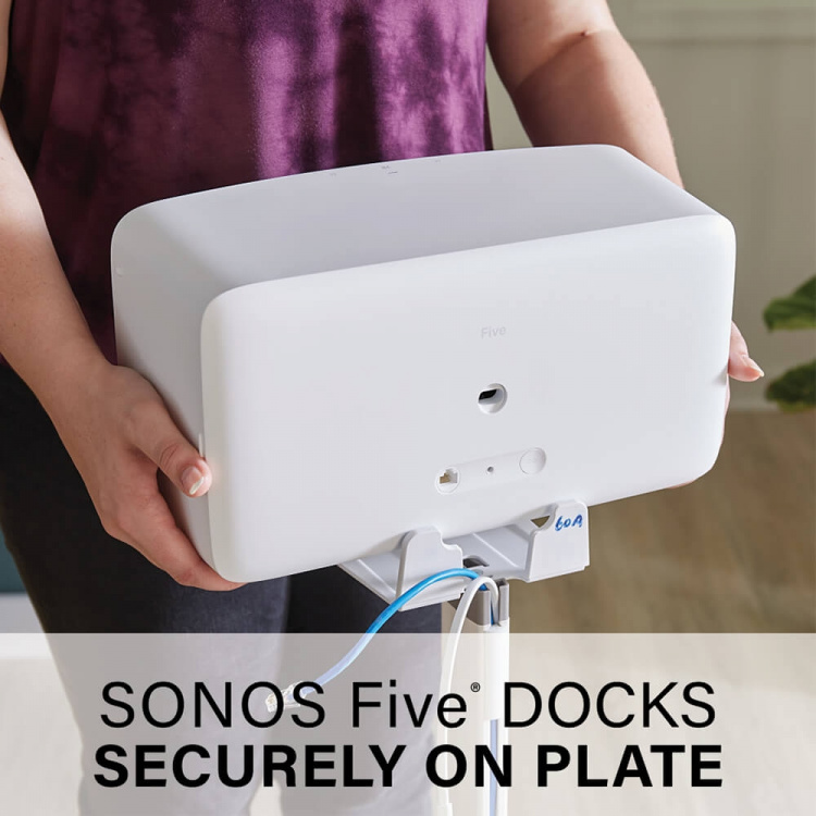SANUS Gulvstander til Sonos Play:5 Hvid