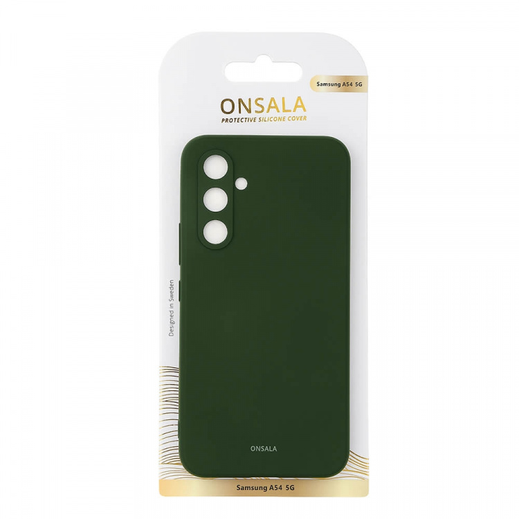 Onsala Mobilcover Silikone Olive Green - Samsung Galaxy A54 5G Onsala Mobilcover Silikone Olive Green - Samsung Galaxy A54 5G