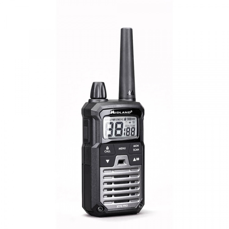 MIDLAND Walkie Talkie XT70 Pro Duo Sort/Mørkegrå