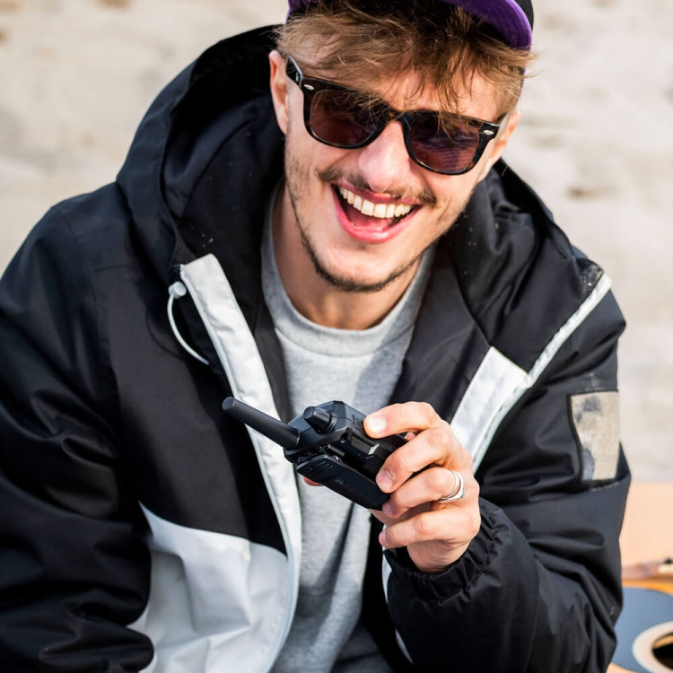 MIDLAND Walkie Talkie XT70 Pro Duo Sort/Mørkegrå