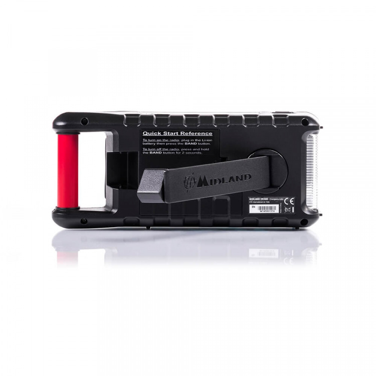 Midland Nødradio ER300 Sort/Rød