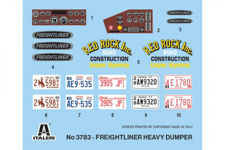 ITALERI 1:24 Freightliner Heavy Dumper Truck
