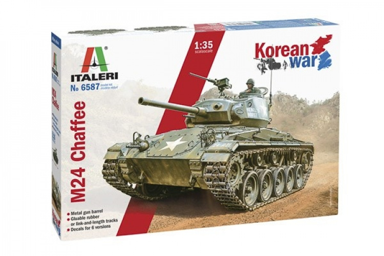 ITALERI 1:35 M-24 \'\'Chaffe\'\' Korean War ITALERI 1:35 M-24 \'\'Chaffe\'\' Korean War