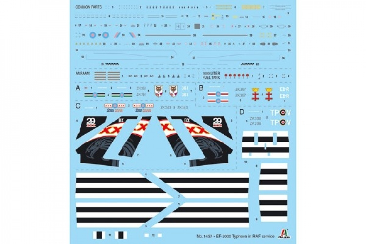 ITALERI 1:72 Eurofighter Typhoon EF-2000