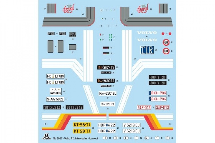 ITALERI 1:24 Volvo F-12 Intercooler w/accessories