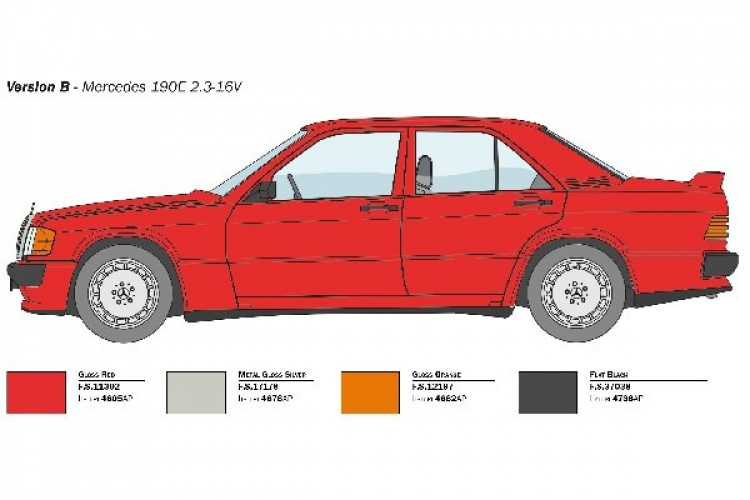 ITALERI 1:24 Mercedes Benz 190E