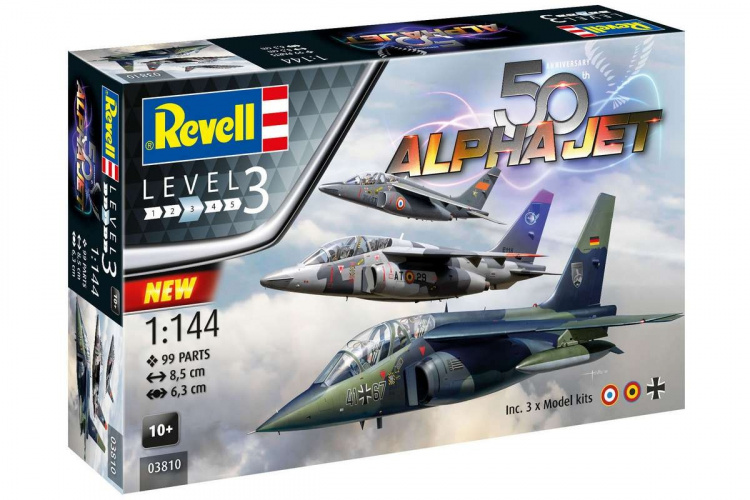 Revell Alpha Jet, 50th Anniversary 1:144 Revell Alpha Jet, 50th Anniversary 1:144