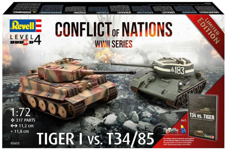 Revell Conflict of Nations Series: WWII, 1:72 gift set