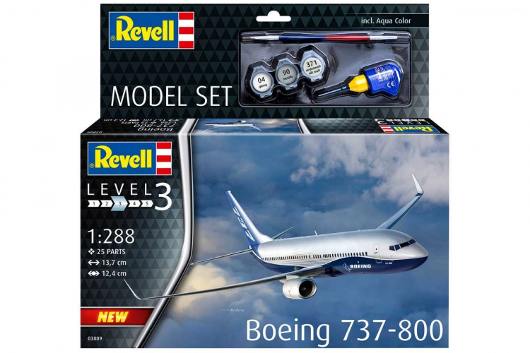 Revell Model Set Boeing 737-800 1:288
