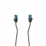 Hama Cable Network CAT6a Slim U/UTP 0.50m Black Hama Cable Network CAT6a Slim U/UTP 0.50m Black