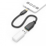 Hama Adapterkabel USB OTG USB-C til USB-A Sort