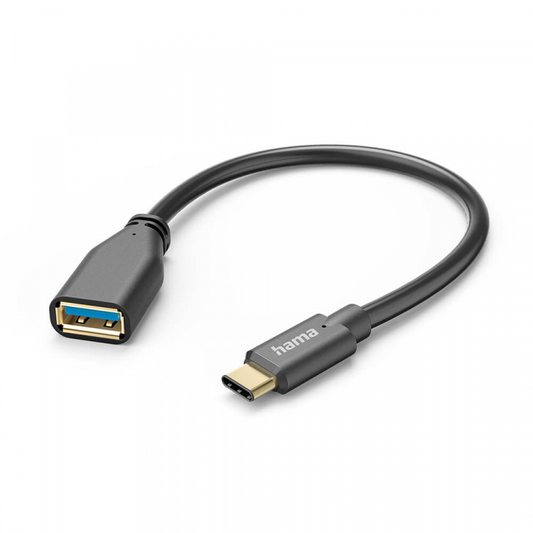 Hama Adapterkabel USB OTG USB-C til USB-A Sort
