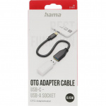 Hama Adapterkabel USB OTG USB-C til USB-A Sort