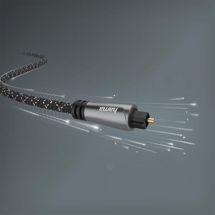 Hama Kabel ODT Metal Sort 3.0m