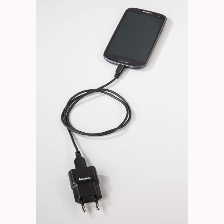 Hama USB 2.0 Micro B Han-A Han 0,75m Sort Guldbelagt TL