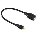 Hama Adapter MicroB til USB OTG 0,15m Sort TL