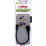 Hama Adapter MicroB til USB OTG 0,15m Sort TL