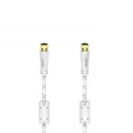 Hama Antennekabel SAT 120dB F-stik 5,0m Hvid PC