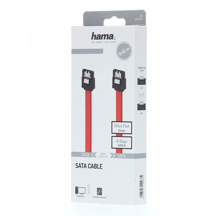 Hama SATA Serial-ATA III 6 Gbit/s Kabel Intern 0,45m
