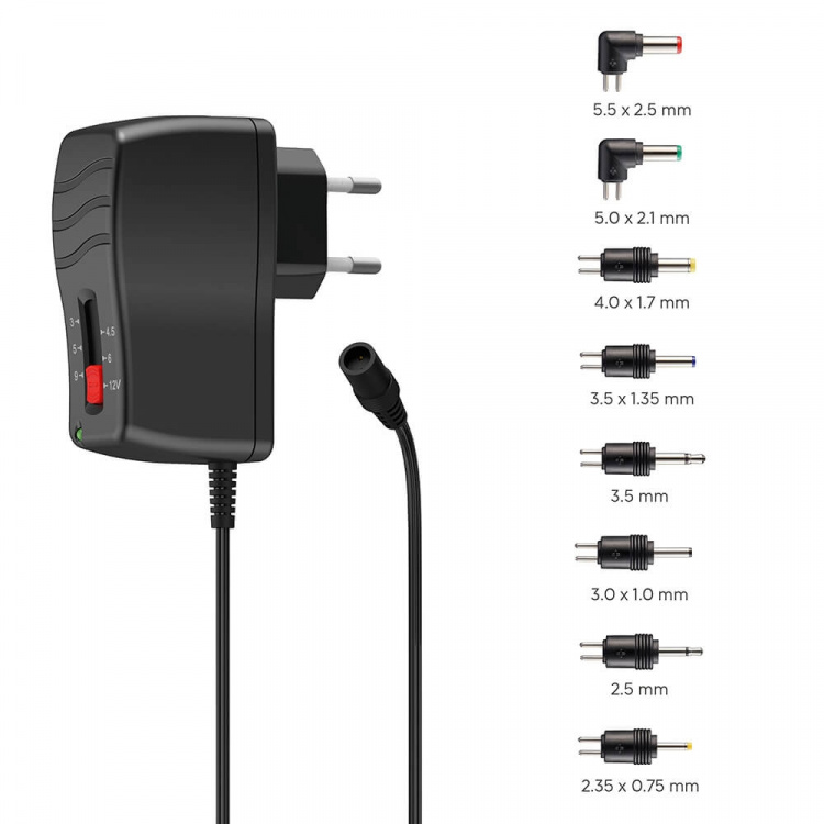 Hama Universal Omskiftelig Strømforsyningsenhed 1000mA 8 Adaptere Hama Universal Omskiftelig Strømforsyningsenhed 1000mA 8 Adaptere