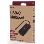 Hama USB-C Hubb Multi 6x Porte USB-A USB-C HDMI LAN Hama USB-C Hubb Multi 6x Porte USB-A USB-C HDMI LAN