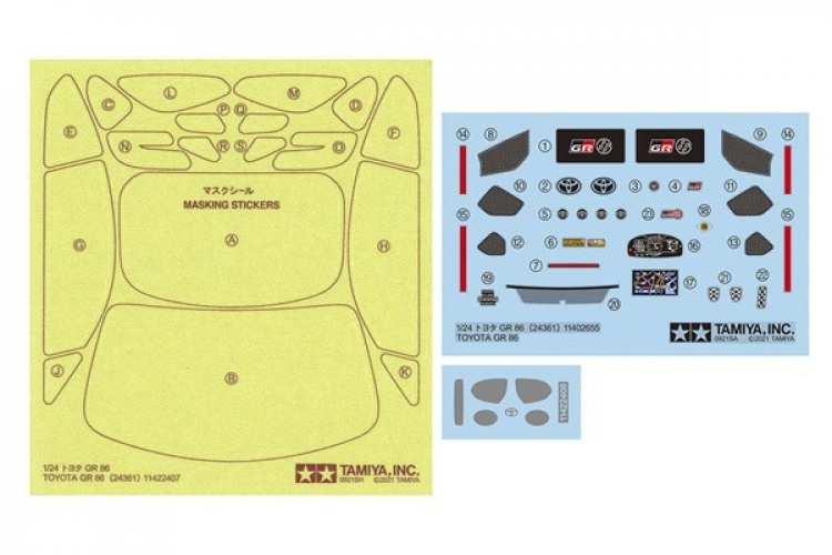 TAMIYA 1/24 Toyota GR 86