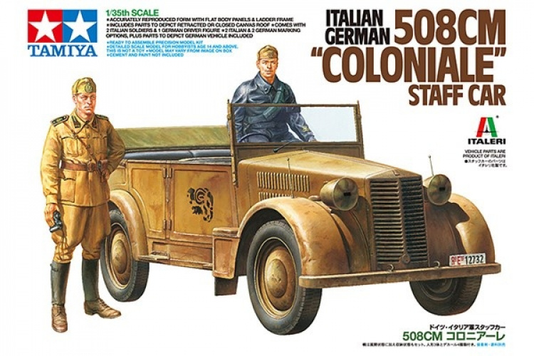 TAMIYA 1/35 Italian/German 508CM \'Coloniale\' Staff Car