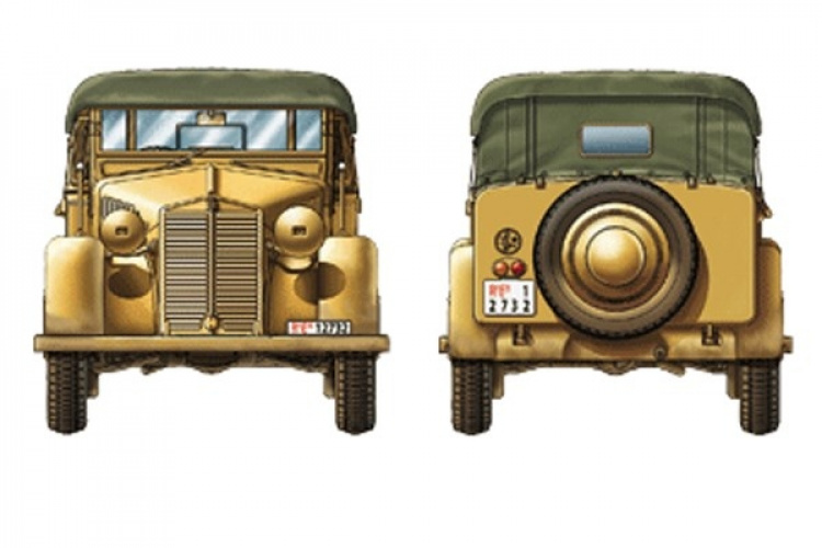 TAMIYA 1/35 Italian/German 508CM \'Coloniale\' Staff Car