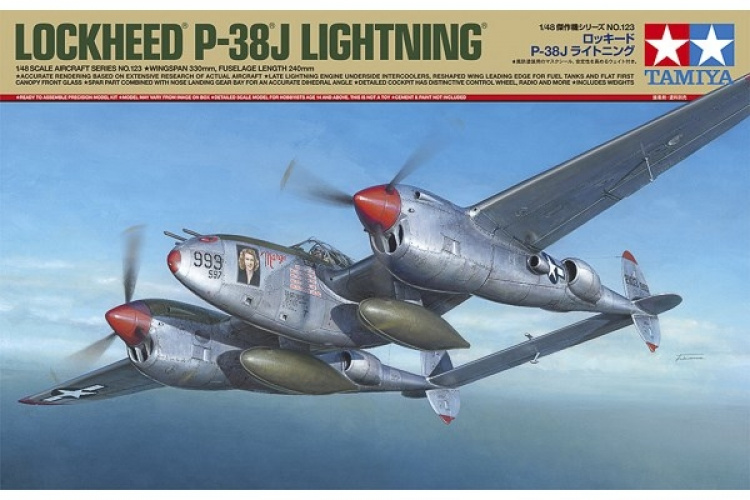TAMIYA 1/48 Lockheed® P-38®J Lightning®