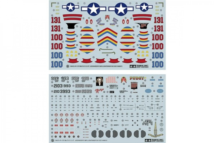 TAMIYA 1/48 Lockheed® P-38®J Lightning®