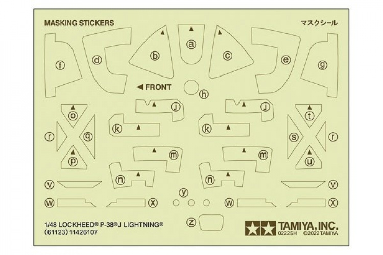 TAMIYA 1/48 Lockheed® P-38®J Lightning®