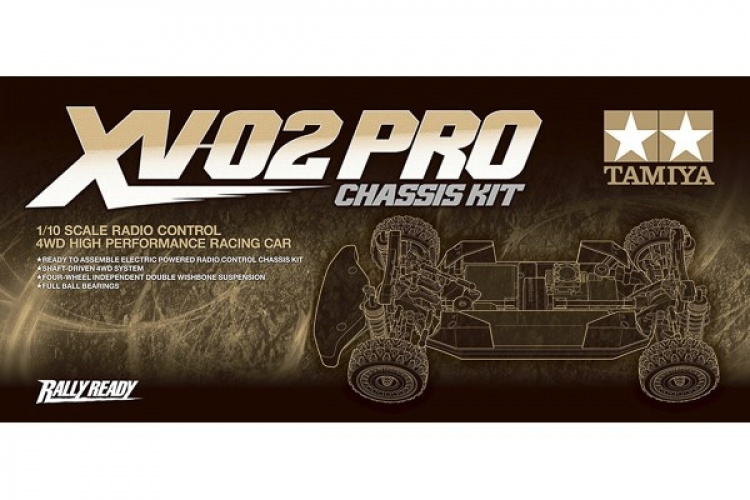 TAMIYA 1/10 R/C XV-02 PRO Chassis Kit TAMIYA 1/10 R/C XV-02 PRO Chassis Kit