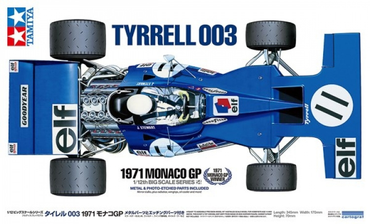 TAMIYA 1/12 Tyrrell 003 1971 Monaco GP